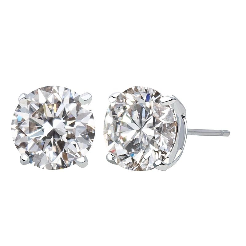 [シアーズ] ピアス メンズ レディース キュービックジルコニア 8mm シルバー925 シルバーピアス se01-0005-w-08