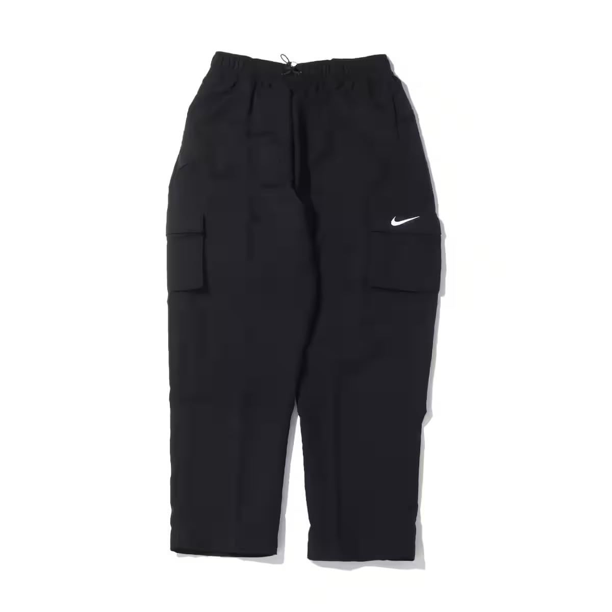 [ナイキ] エッセンシャル ハイライズ ウーブン カーゴ パンツ カーゴパンツ ゆったり フルレングス 軽量 ウーブン素材 収納 多機能 DO7210-010 ブラック/ホワイト カジュアル ジム スポーツウェア トレー [010：ブラック/ホワイト] [M] 7,691円