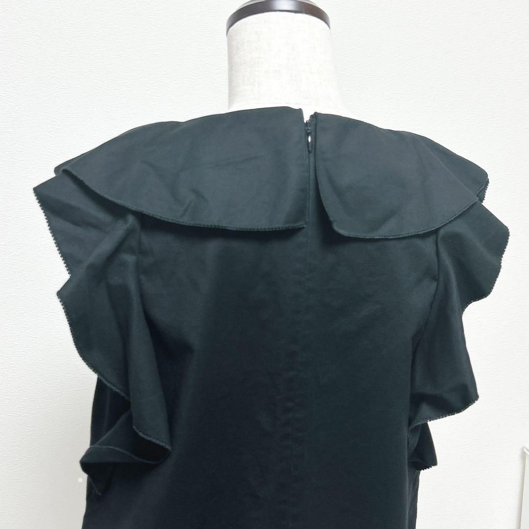 M-PREMIER couture 定価2万 ノースリーブフリルブラウス 38 - メルカリ