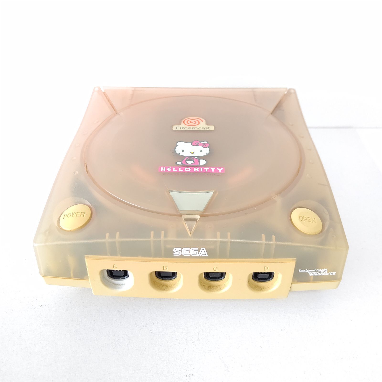 激レア　セガ　ドリームキャスト　ハローキティ　スケルトンピンク　ゲーム機　希少