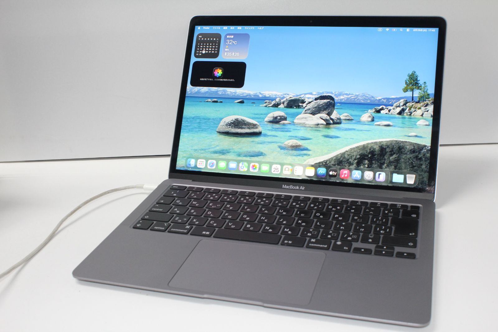 【ジャンク品】MacBook Air（M1, 2020）256GB/8GB〈MGN63J/A〉④