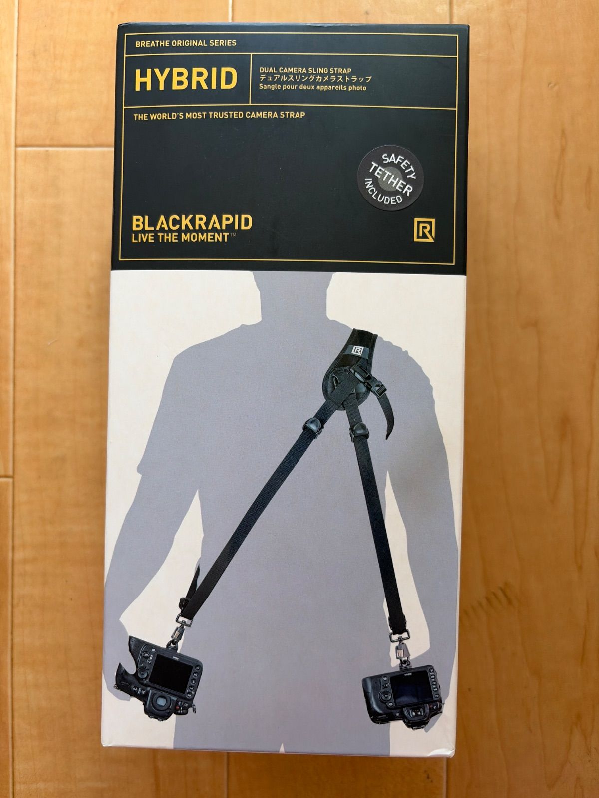 ブラックラピッド BLACKRAPID 一眼カメラ用 速写ストラップ ハイブリッド ブリーズ 2台同時掛け カメラストラップ 斜め掛けストラップ