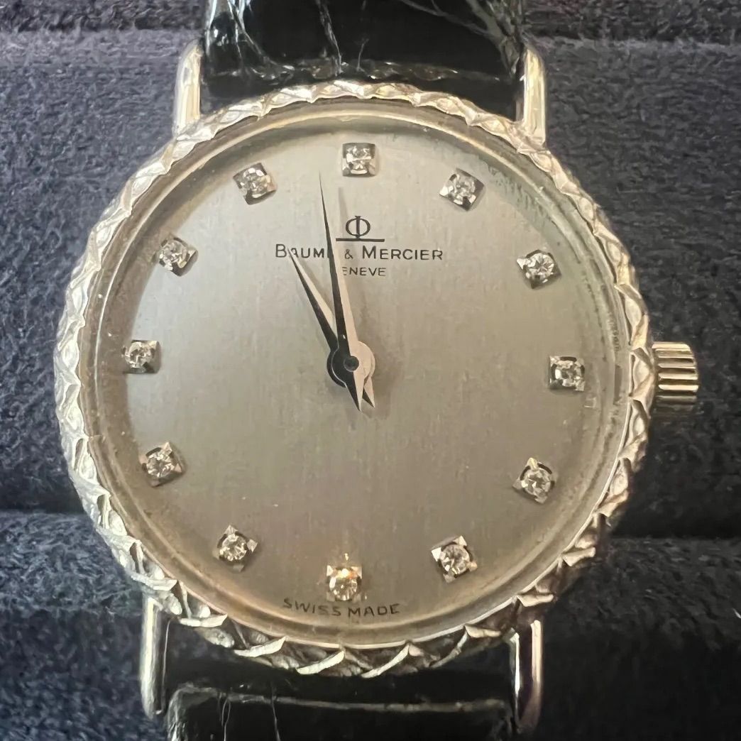 【美品】Baume & Mercier レディース 腕時計 ボーム＆メルシエ（BAUME & MERCIER）ヴィンテージ・レディース