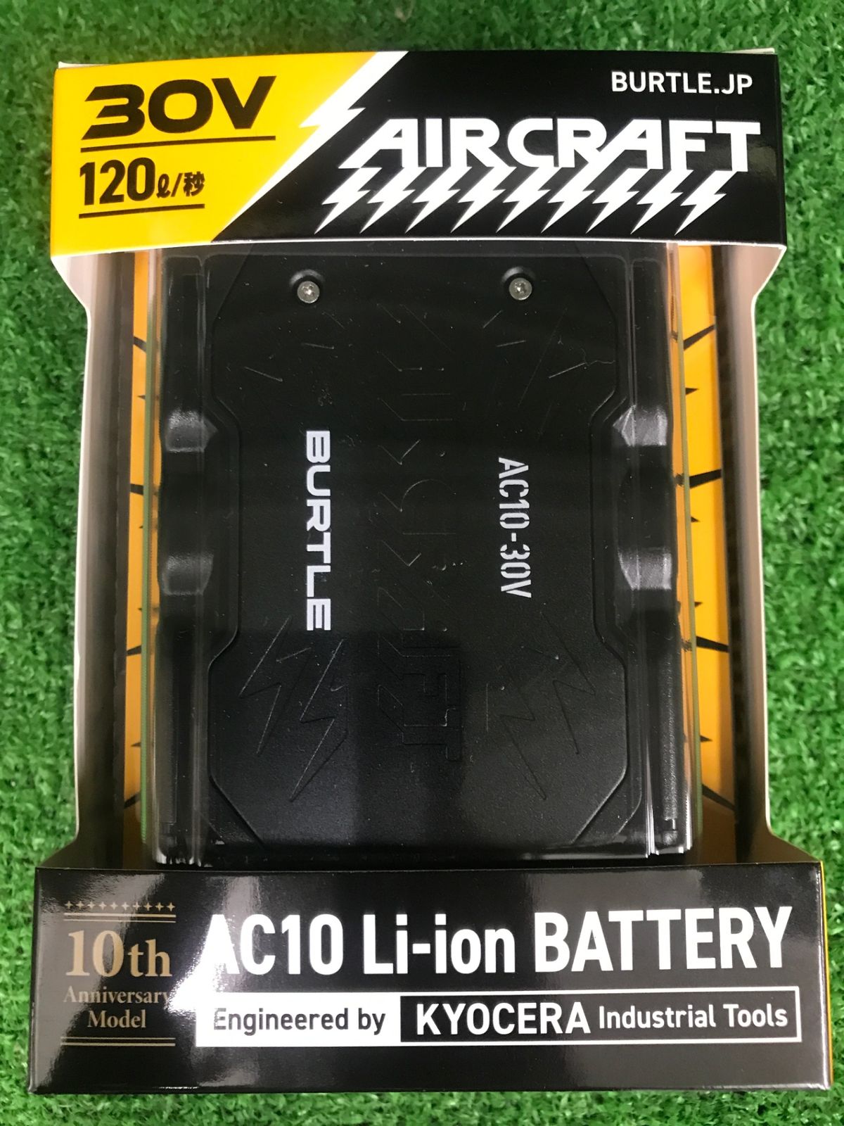 【未使用品】【0906】★BURTLE(バートル) エアークラフト2026年モデル AC10-30vバッテリー(マットブラック) AC10-78-F　ITKDP6MJ4B40