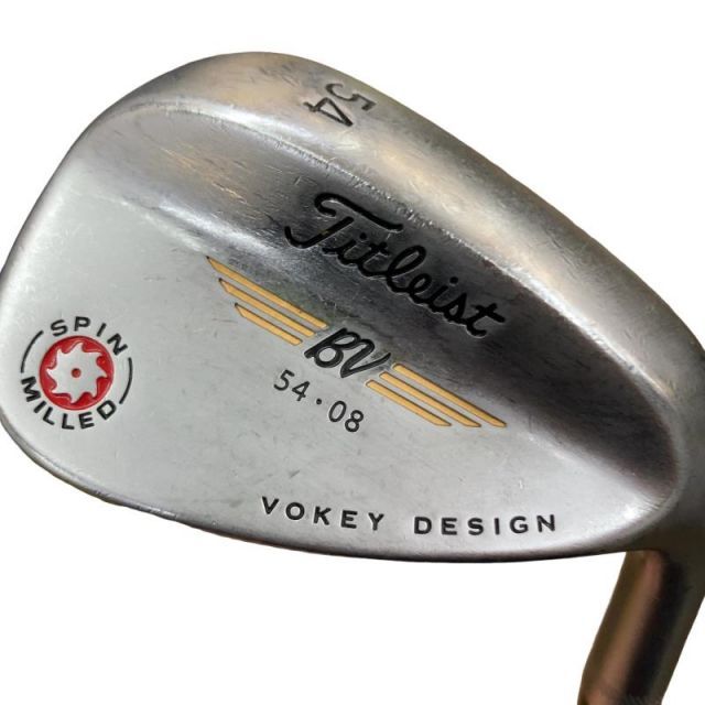 [Used] Titleist VOKEY SPIN MILLED (2009) 54°/08° USA Wedge WG Dynamic Gold (Flex Others) Mens Men's Right Handed Right C Rank Golf Club
