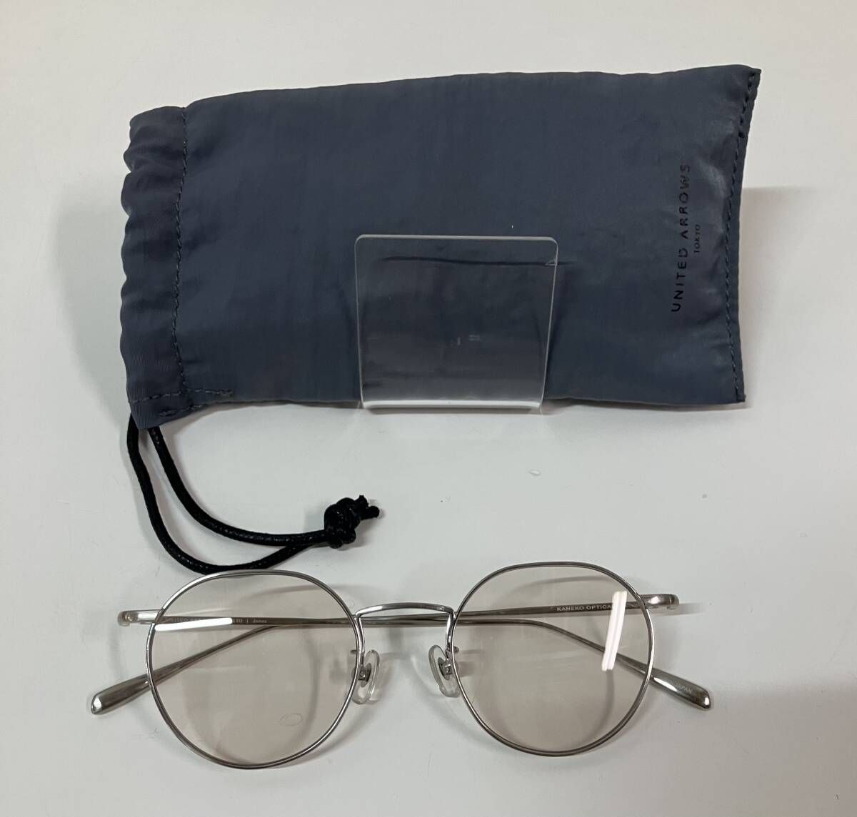 UNITED ARROWS ユナイテッドアローズ その他アイウェア james シルバー 日本製 眼鏡 サングラス