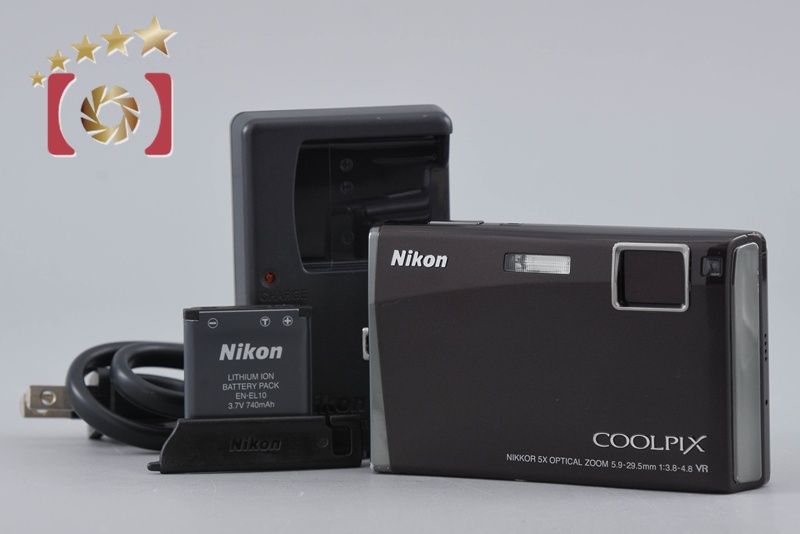 [Used] Nikon Nikon COOLPIX S60 Purplish Black Compact Digital Camera