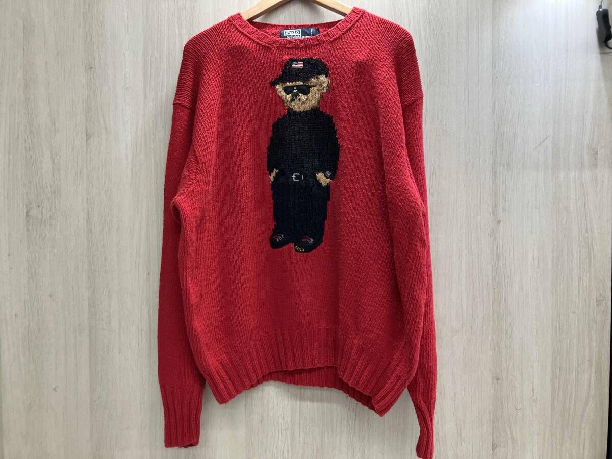 三冬 ポロ RALPH LAUREN ポロ ラルフローレン 長袖ニット ポロベア