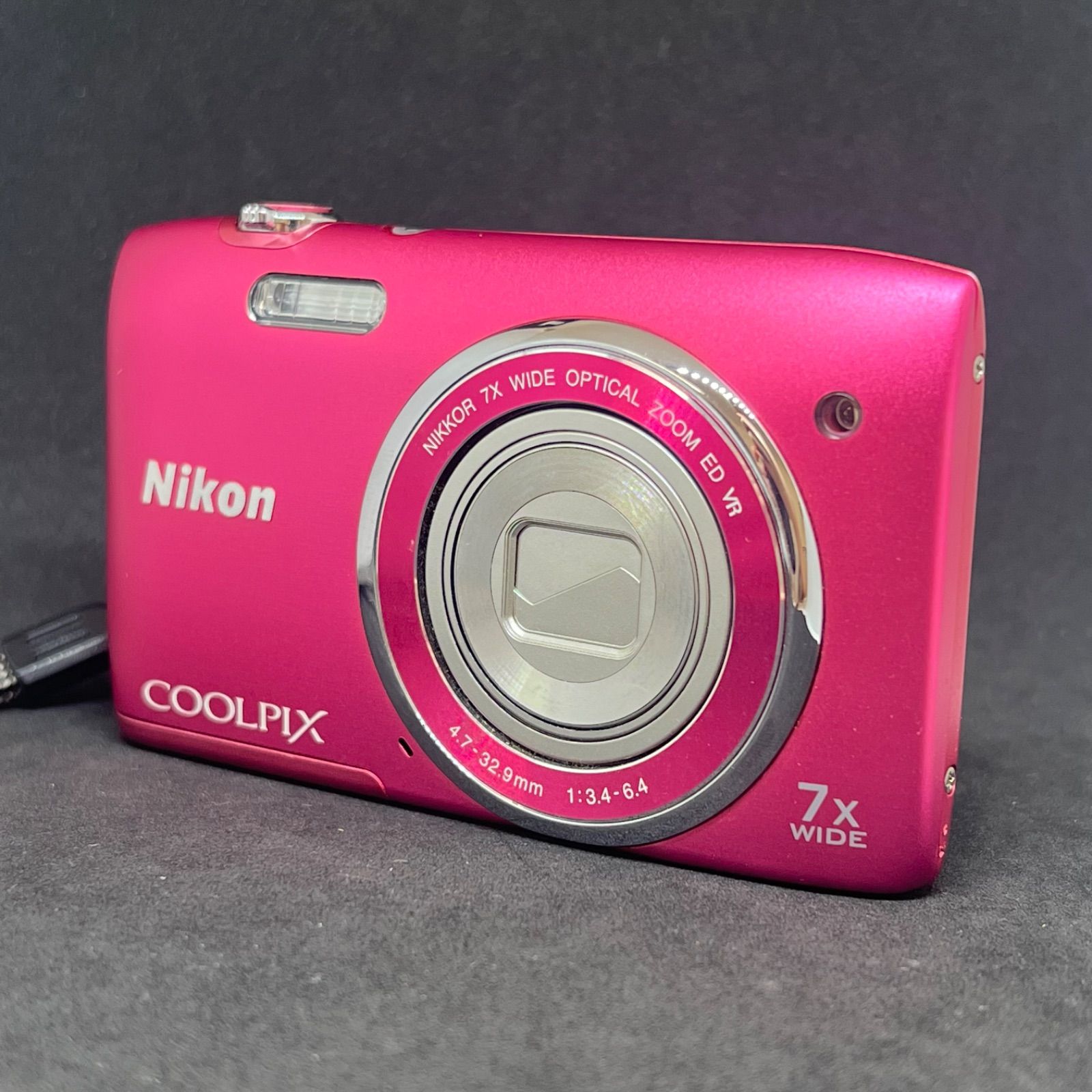 T7394 [Operation Unconfirmed] Nikon Nikon COOLPIX Coolpix S3500 Pink Compact Digital Camera Digital Camera Digital Camera