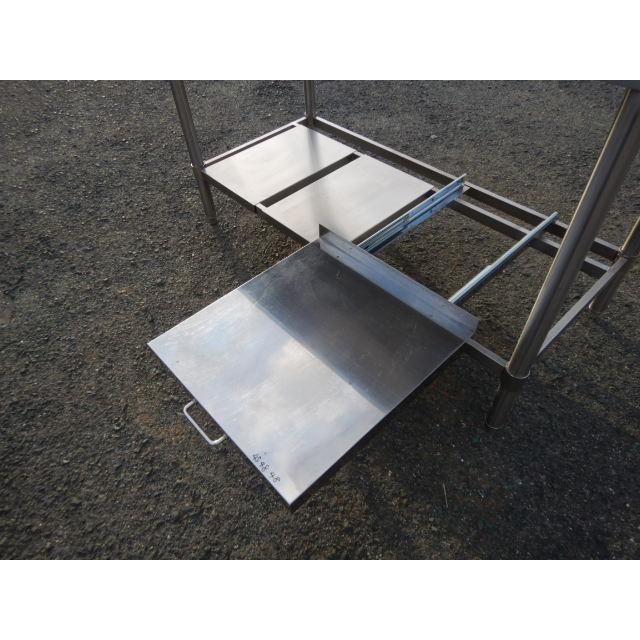 2 業務用 ステンレス 作業台 W1200 D600 H800mm 厨房 W120 D60 H80cm 炊飯器台付 炊飯台 飯台 蒸気対応 天板下フラット仕様