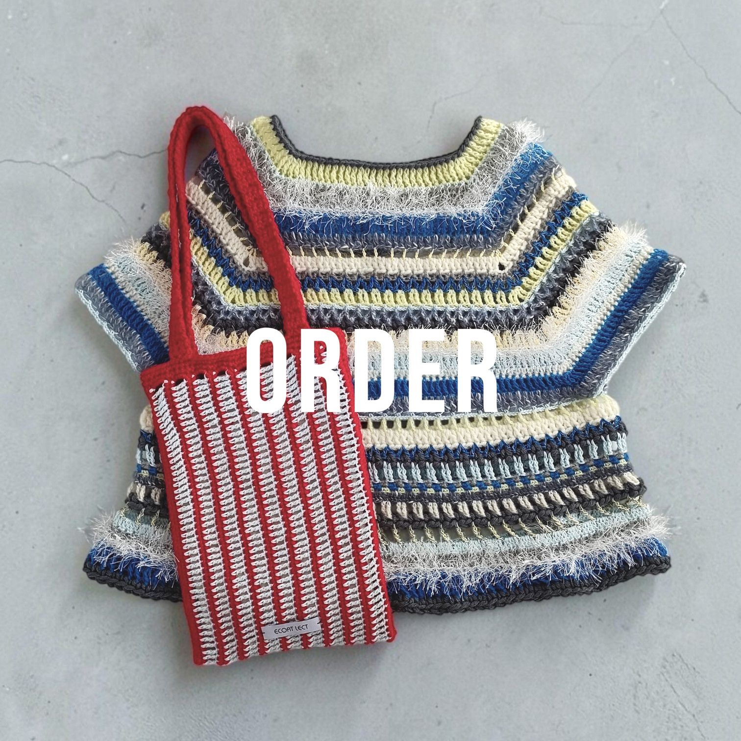 【専用ページ】トートバッグ／半袖ニット 6,000円