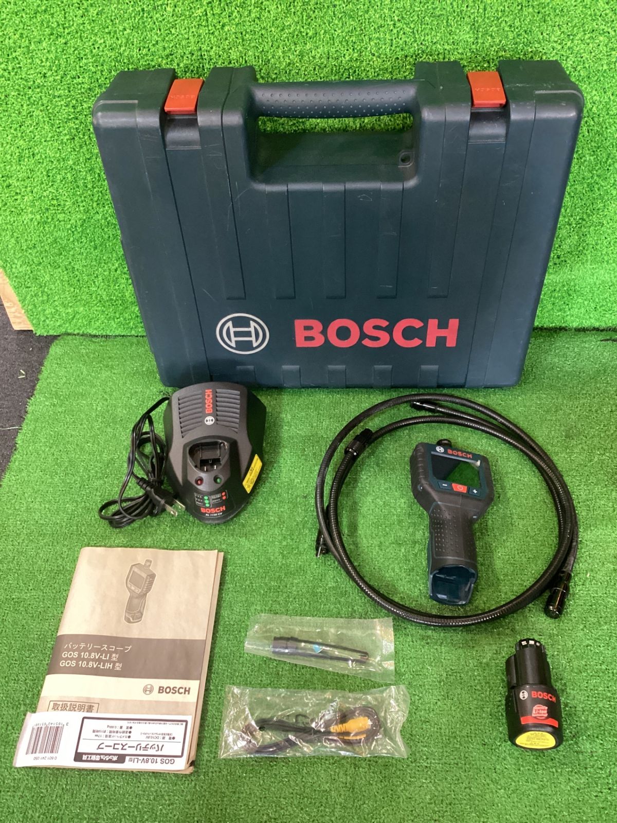 BOSCH GOS10.8 V-LI バッテリスコープ ※現状品 バッテリ1個 充電器 ケース有(タ-66)