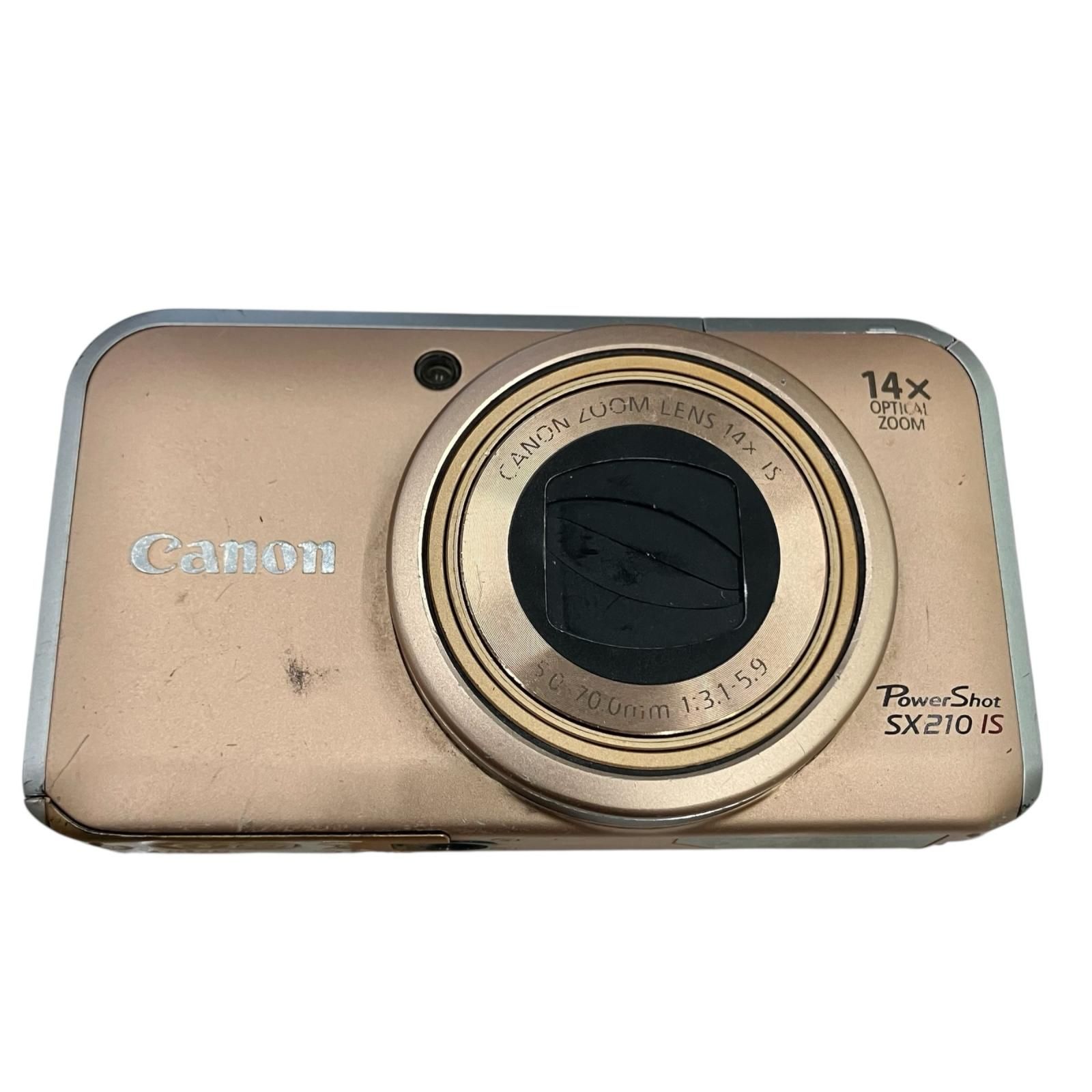 199990 operation unconfirmed canon cannon digital camera PowerShot SX210 IS PC1468 gold