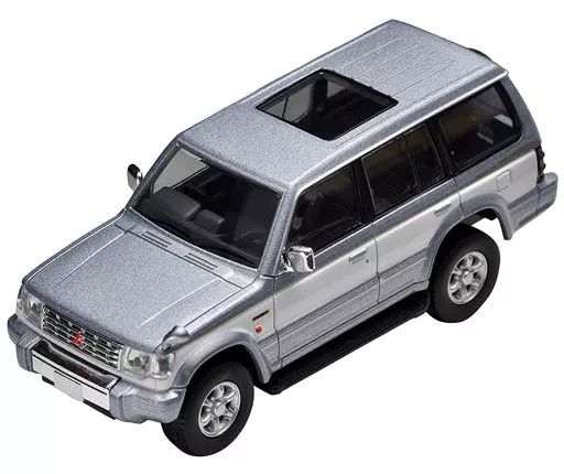 [Used] Tomica 1/64 LV-N189a Mitsubishi Pajero Midroof Wide Super Exceed Z (Silver x White) “Tomica Limited Vintage NEO” [302124]