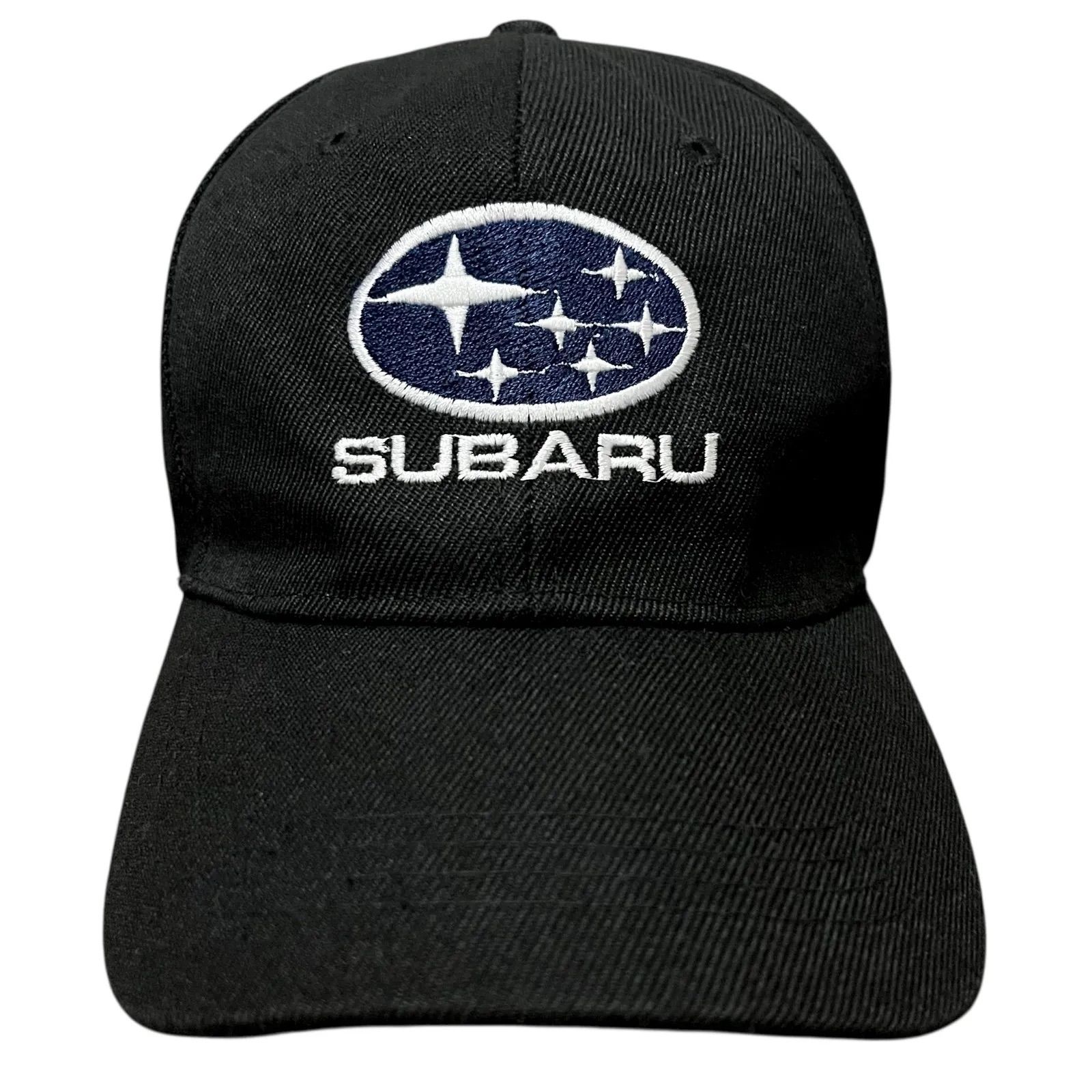 SUBARU スバル キャップ ブラック 黒 帽子 刺繍 企業ロゴ - メルカリ