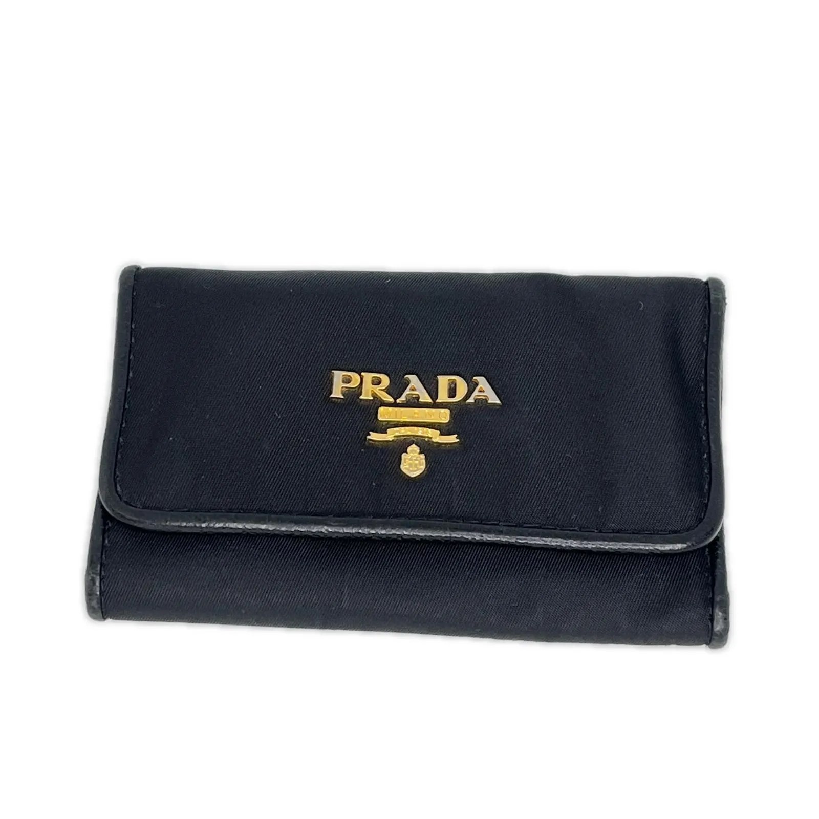 PRADA プラダ ナイロン 6連キーケース ブラック(やや傷や汚れあり