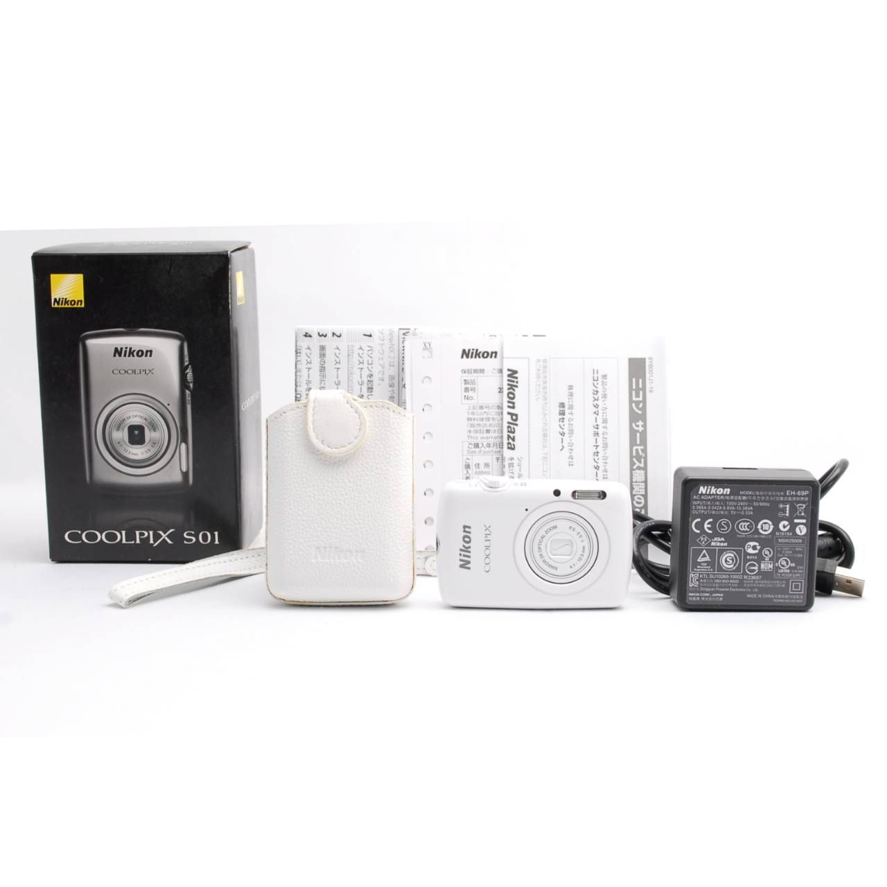 Ultra compact Nikon Nikon COOLPIX S01 white with box