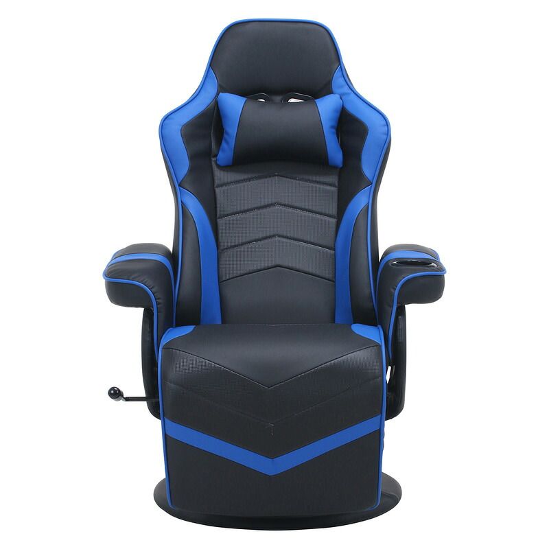 ゲーミングパーソナルチェア カーナ BK/BL 家具 インテリア 収納 リビング おしゃれ シンプル 不二貿易