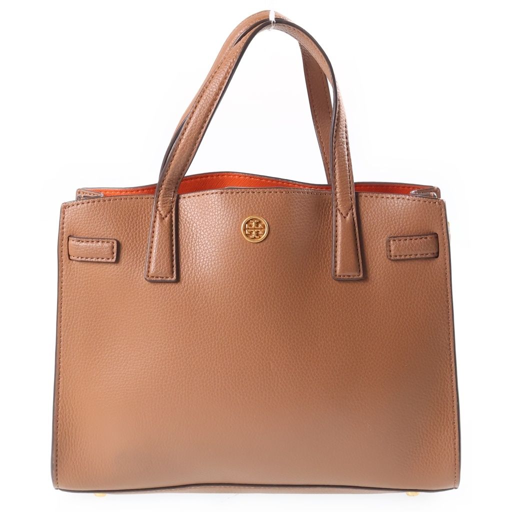 TORY BURCH (トリー バーチ) ウォーカー 2wayハンドバッグ ショルダーバッグ ブラウン×レッド レザー 66,066円