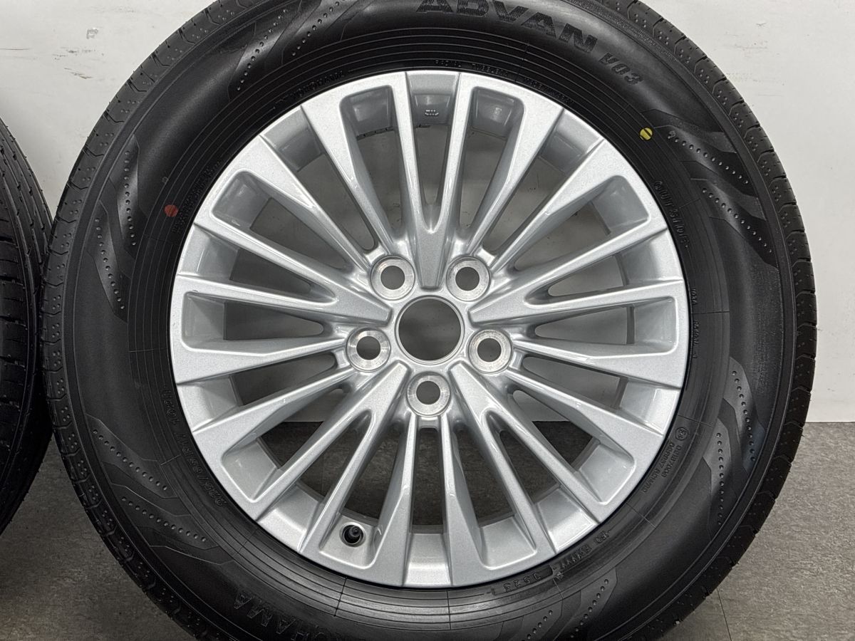 【2025年製 バリ溝】トヨタ 40 アルファード X 純正 17in 6.5J +40 PCD114.3 ヨコハマ アドバン V03 225/65R17 ヴェルファイア 即納可能 【2025年製 バリ溝】トヨタ 40 アルファード X 純正 17in 6.5J +40 PCD114.3 ヨコハマ アドバン V03 225/65R17 ヴェルファイア 即納可能