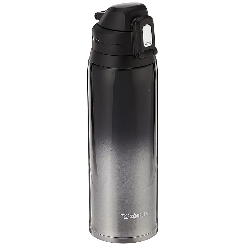 【新品】 象印マホービン(ZOJIRUSHI) 水筒 ステンレス クール スポーツ ボトル 直飲み 1.03L ワンタッチ オープン タイプ グラデーション ブラック SD-ES10-BZ 1