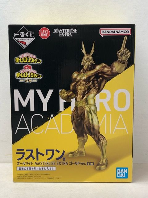 Inner box unopened item Ichiban Kuji My Hero Academia vs. Last One Award All Might MASTERLISE EXTRA Gold Ver. Figure【P6274-008】083
