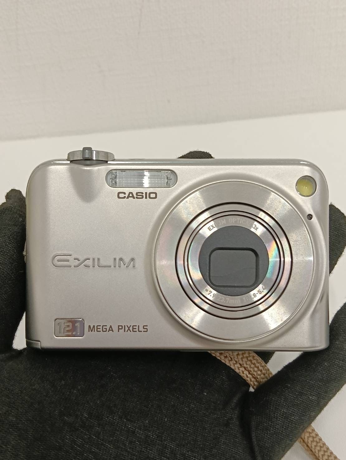 [Used goods] [Operation confirmed] CASIO Casio EXILIM EX-Z1200 digital camera silver digital camera with camera case current item