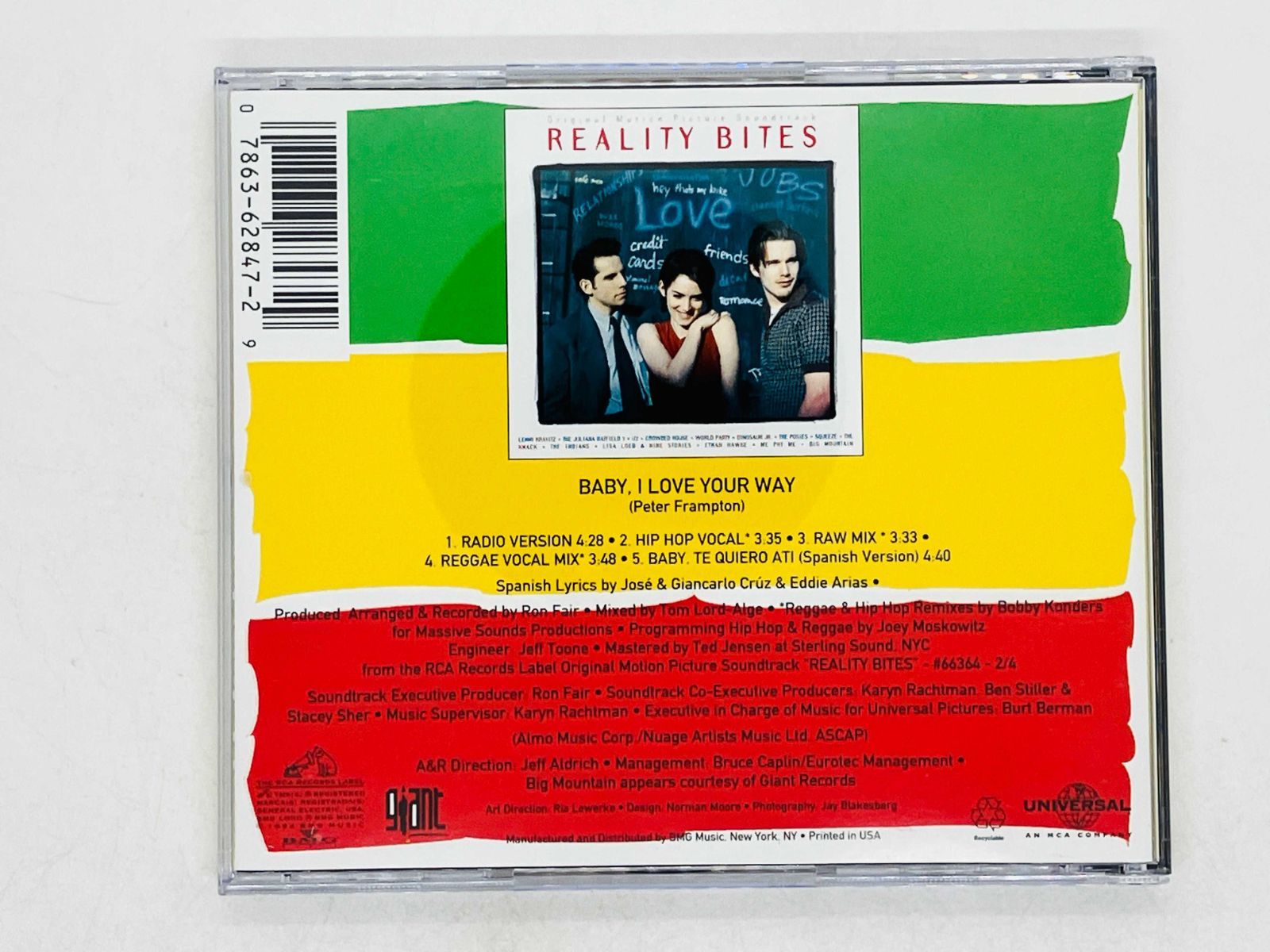 Big Mountain Baby I Love Your Way レア7インチ Big Mountain – Baby, I Love Your Way – Vinyl (12