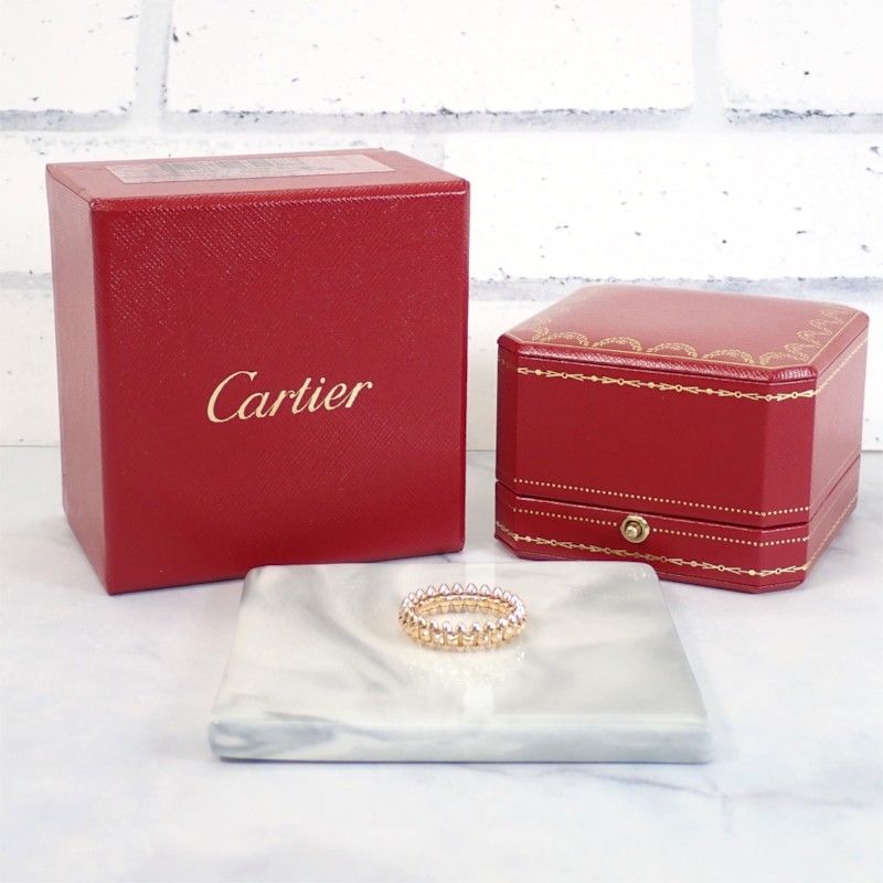Cartier Cartier Crash de Cartier Small No. 21 #61 B4229861 Ring Ring 18K Pink Gold Men's Women's Unisex Storage Box Included Classic Popular [Used] [Rank A]