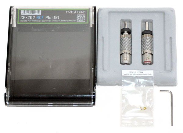 ケース付 FURUTECH フルテック CF-202 NCF PLUS (R) 2個1組 ハイエンド バナナプラグ