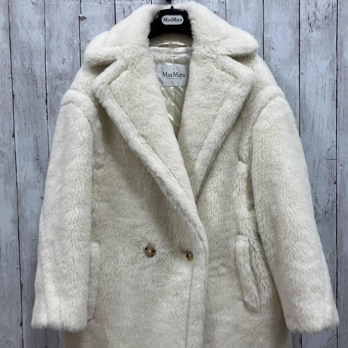 MAX MARA/その他コート/TEDGIRL／25年製 XS マックスマーラ テディベア 