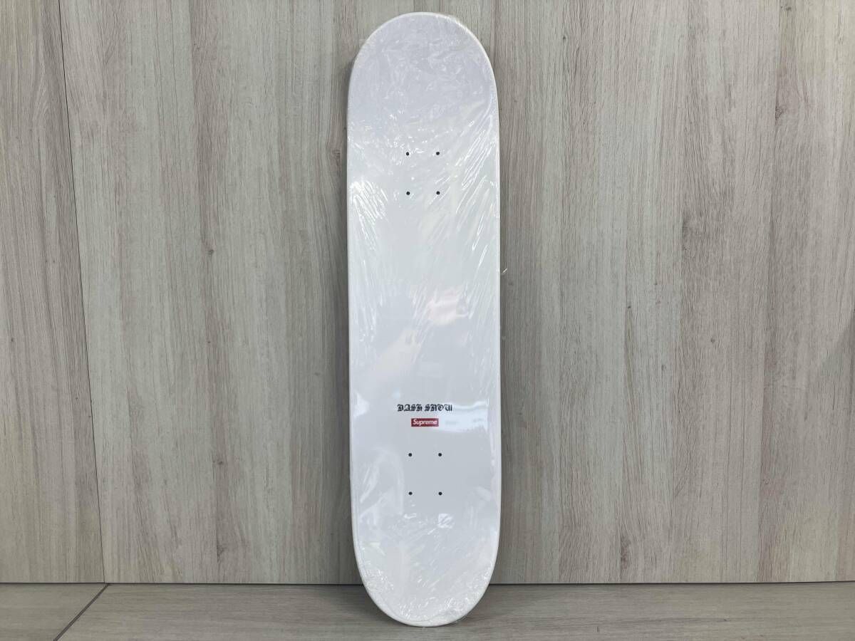 Supreme シュプリーム その他服飾小物 DASH SNOW スケートボード ホワイト ビニール破け有り