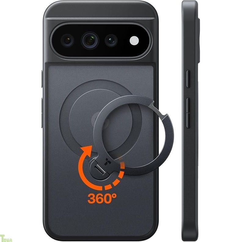 ブラック TORRAS Google Pixel 11 ケース【ゼンマイ式スタンド × 米軍MIL規格】MagSafe対応 強磁力リング 7,584円