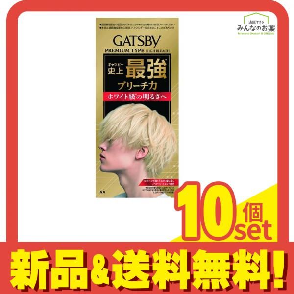 GATSBY ギャツビー プレミアムタイプ ハイブリーチ 1組入 10個セット まとめ売り