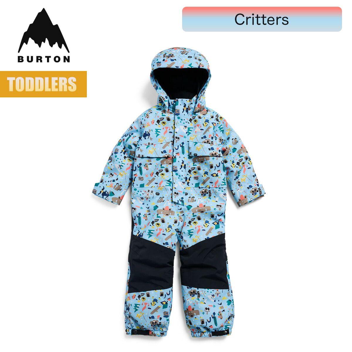 バートン スノーボードウェア キッズ ワンピース Critters 26-27 Burton トドラー 27WIN-221741 Toddlers 2L One Piece スノースーツ スノーウェア 正規品