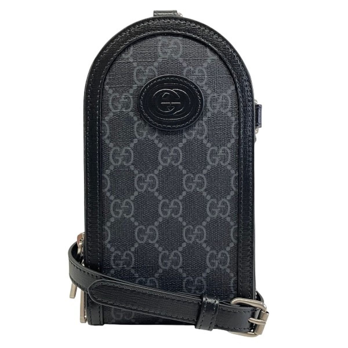 グッチ GUCCI GGスプリーム ショルダーバッグ キャンバス レザー