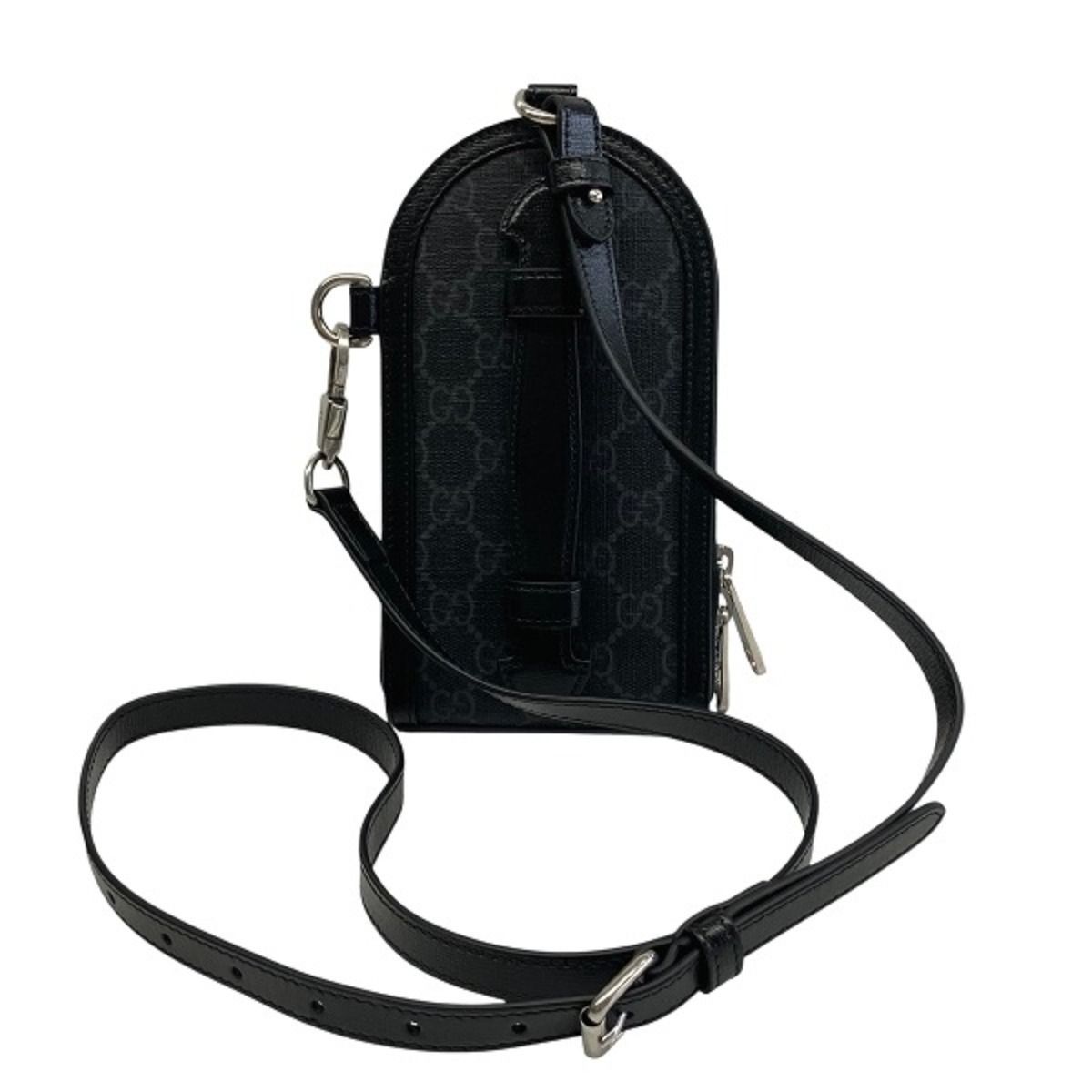 グッチ GUCCI GGスプリーム ショルダーバッグ キャンバス レザー