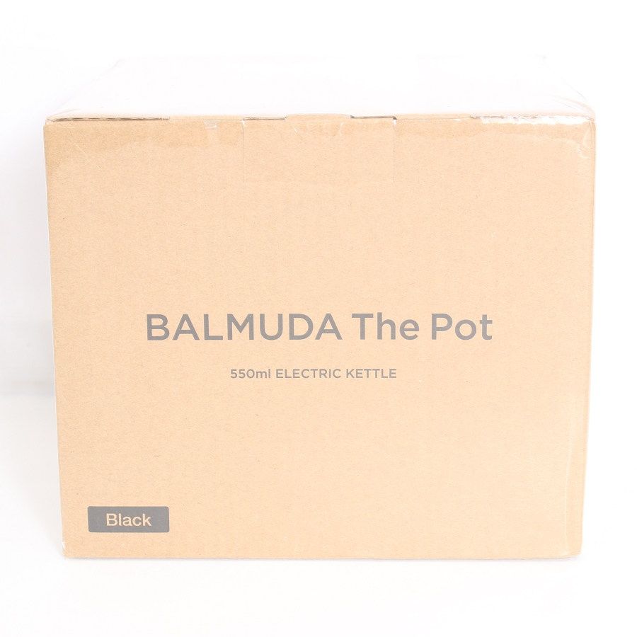 【新品未開封】BALMUDA The Pot KPT03JP-BK ブラック 電気ケトル バルミューダ ザ・ポット 本体
