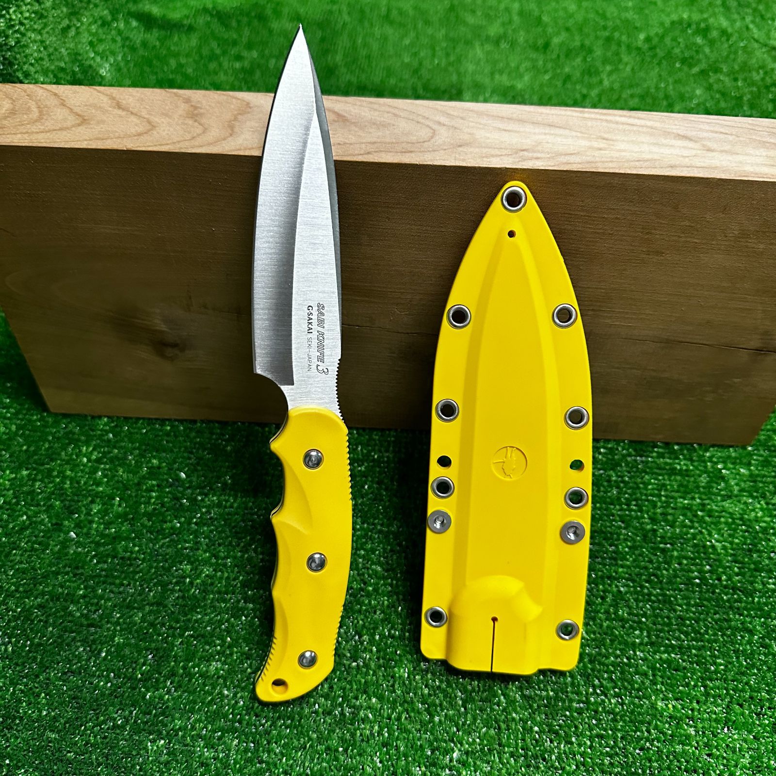 【G.SAKAI】サビナイフ3 イエロー 錆びない 釣り 7,700円