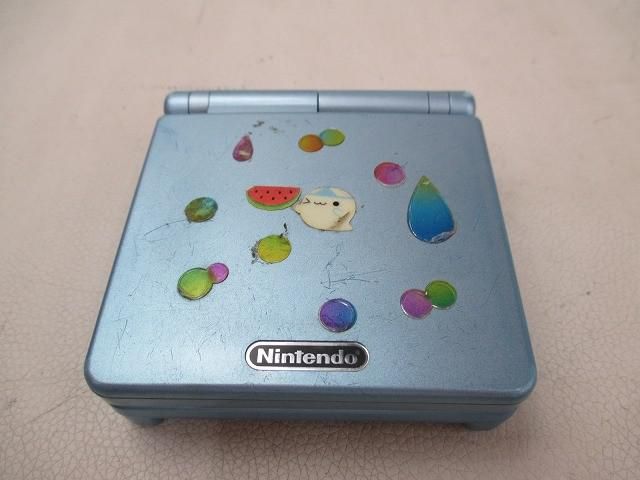 Junk Item Game Game Boy Advance Main Unit SP AGS-001 Pearl Blue Main Unit Only