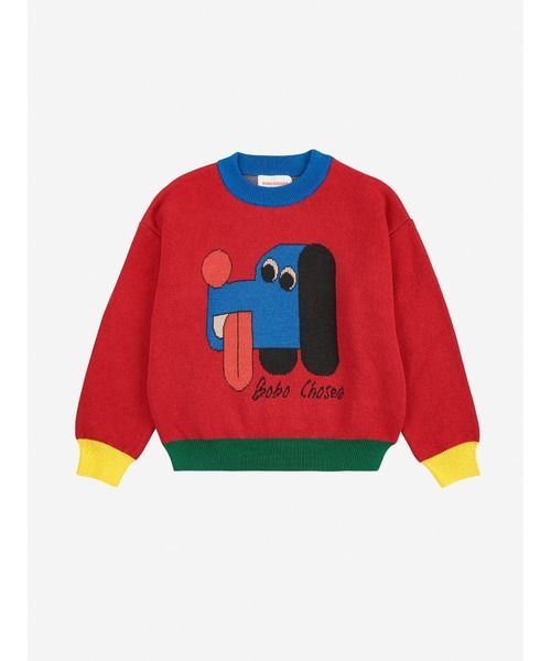 【新品未使用・タグ付】BOBO CHOSES Doggy Mate jacquard jumper