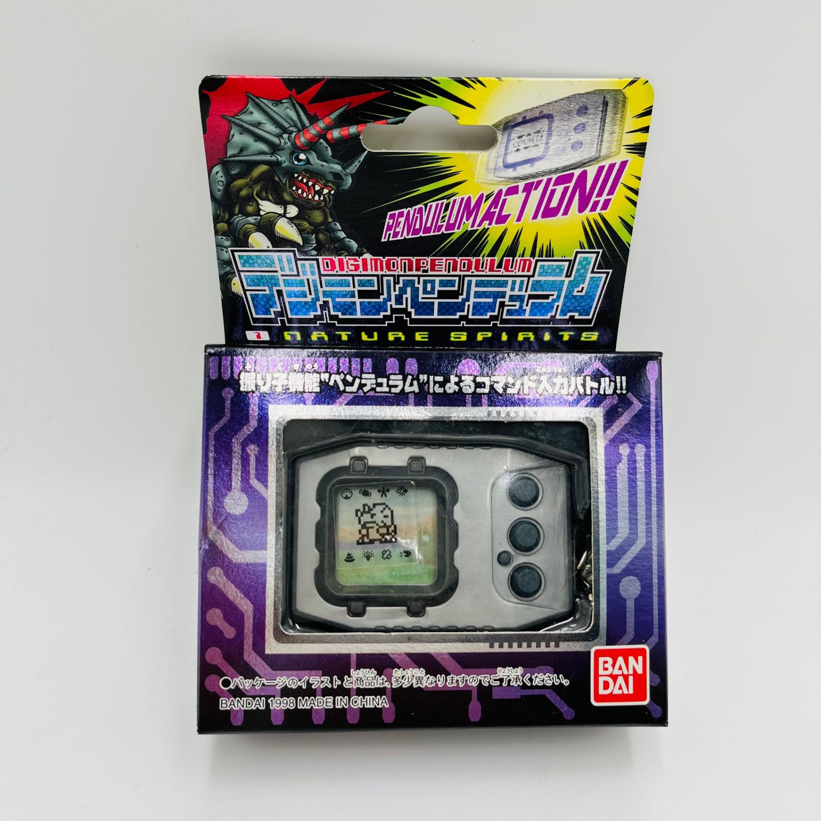 【中古】BANDAI/デジモンペンデュラム/1998/NATURE SPIRITS/箱付き/当時物/現状品/動作未確認Poor overall condition