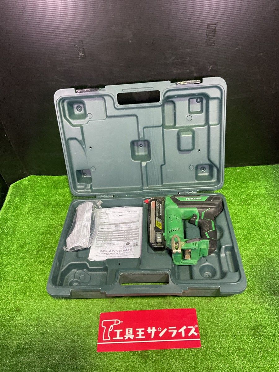 【中古品B】HiKOKI コードレスピン釘打機 NP18DSAL(NK) 動作確認済