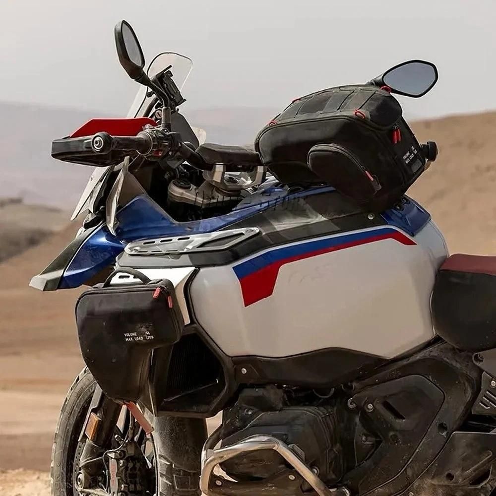 BMW R1300GS Adventure 2024年~対応 フレームバッグ・タンクバッグ 3点セット 硬質ナイロン 防水生地 約4L収納 ファスナー付き ツールバッグ 小物収納 バイク用収納アクセサリー