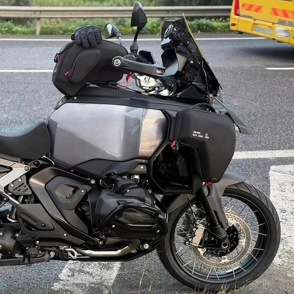 BMW R1300GS Adventure 2024年~対応 フレームバッグ・タンクバッグ 3点セット 硬質ナイロン 防水生地 約4L収納 ファスナー付き ツールバッグ 小物収納 バイク用収納アクセサリー