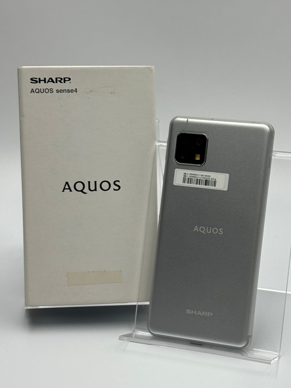 AQUOS sense4 SH-M15 SIMフリー シルバー AQUOS sence4 SH-M15 SIMフリー スマホ スマートフォン/携帯電話 AQUOS