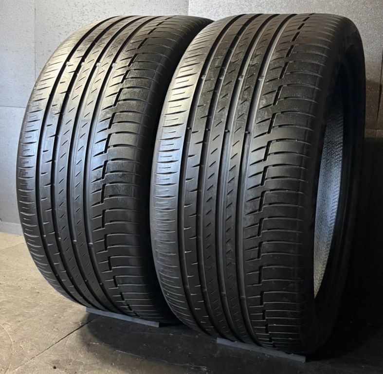 2024年製 約4.6mm～4.7mm コンチネンタル　Continental PremiumContact 6 SSR　ランフラット 315/35R22 2本 送料無料(一部除く) h_3158 28,712円