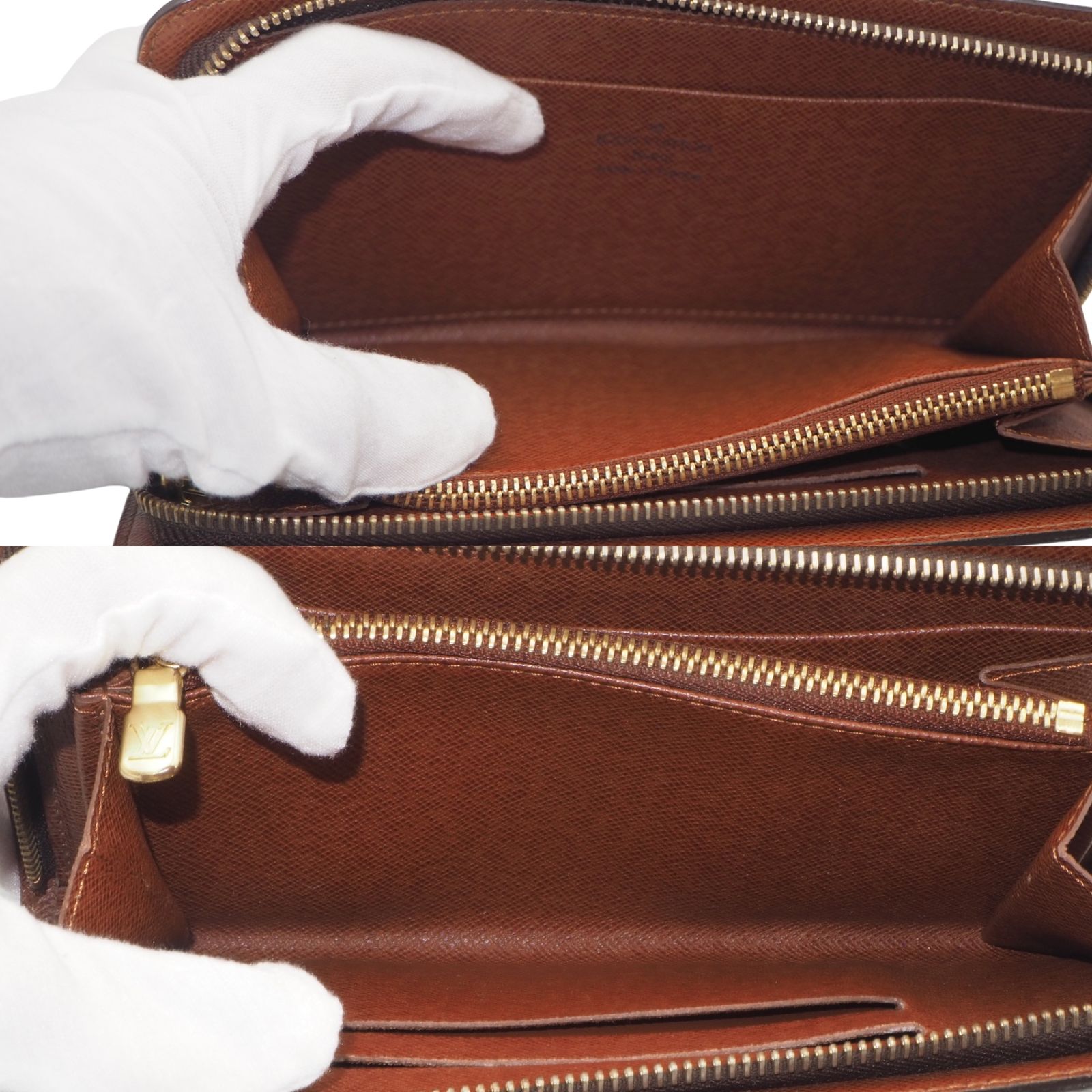 中古】LOUIS VUITTON ルイヴィトン ポルトモネ・ジップ 長財布