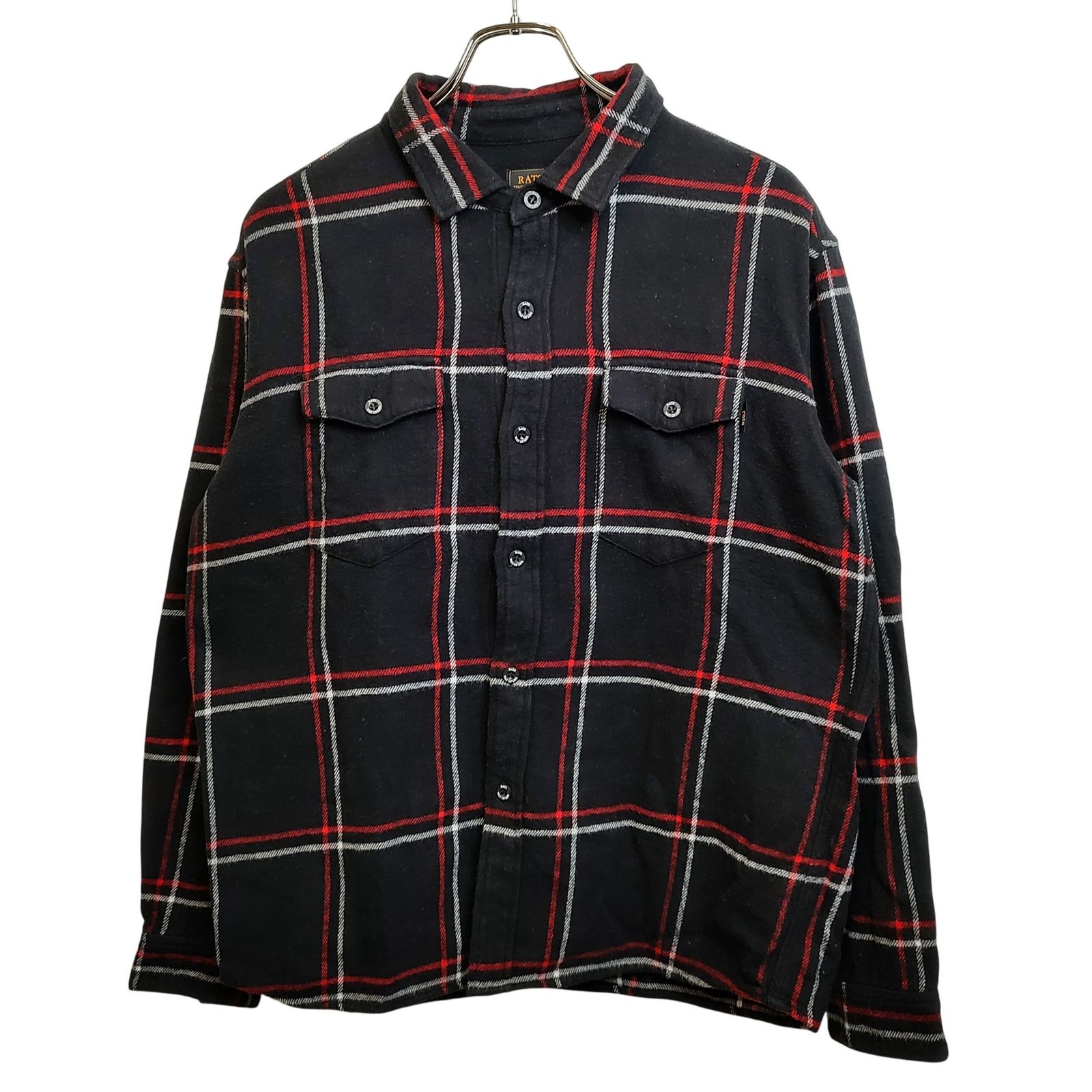 RATS ラッツ 25AW COTTON FLANNEL CHECK SHIRT コットン フランネル