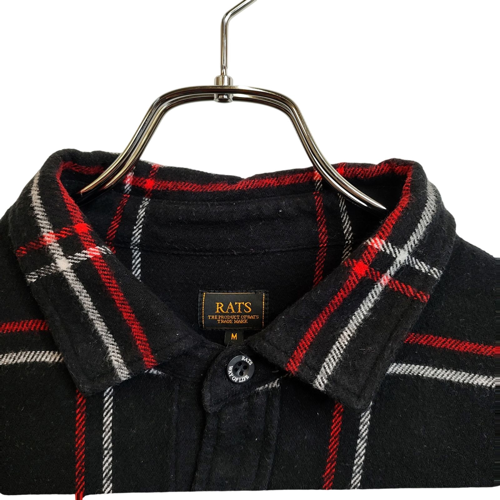 RATS ラッツ 25AW COTTON FLANNEL CHECK SHIRT コットン フランネル